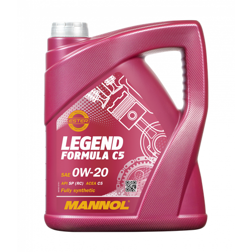 Масло Mannol 7921 Legend Formula C5 0W-20 синт. (5 л) API SP (RC) ACEA C5; MB 229.71; BMW LL-17FE+