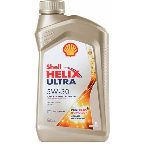 Моторное масло SHELL Helix Ultra, 5W-30, 1л, синтетическое [550046383]