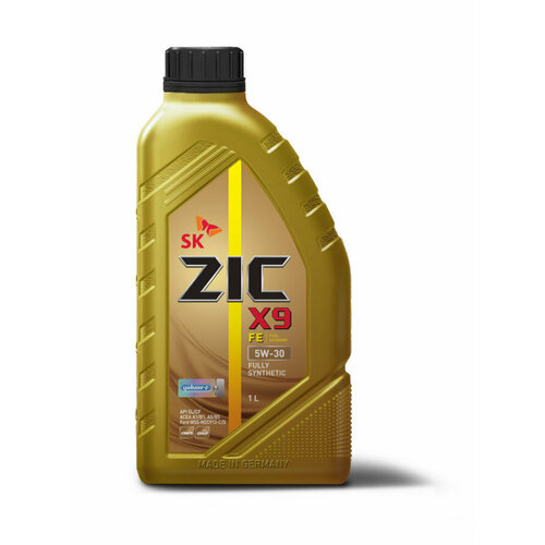Масло моторное ZIC FE A1/B1, A5/B5 5W30 X9 синтетика, 1 литр 132615