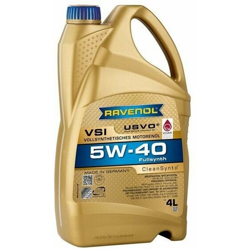 Моторное масло RAVENOL VSI 5W-40 4 литра 4014835723597