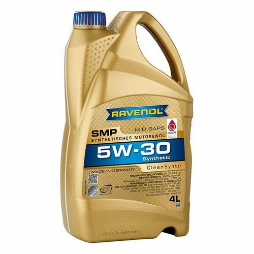 Моторное масло RAVENOL SMP 5W-30 4 литра 4014835857018