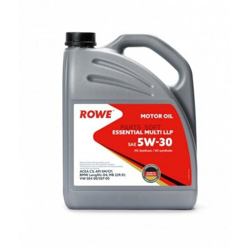 Rowe 20238-453-2A Масло моторное ROWE ESSENTIAL MULTI LLP SAE 5W-30 4л