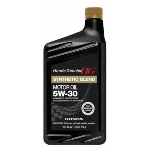 Масло моторное полусинтетика 5W-30 HONDA 087989034, 0.946ml