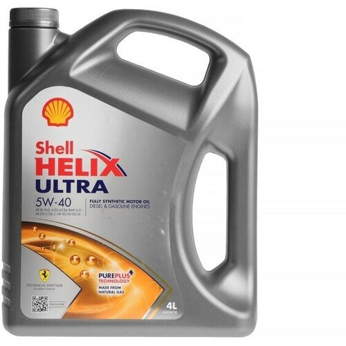 Масло моторное Shell Helix Ultra 5W-40, 4 л 550040755
