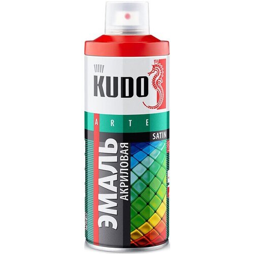 Кудо Сатин KU-0A4010 эмаль аэрозольная акриловая фуксия (0,52л) / KUDO Satin KU-0A4010 эмаль аэрозольная акриловая фуксия (0,52л)