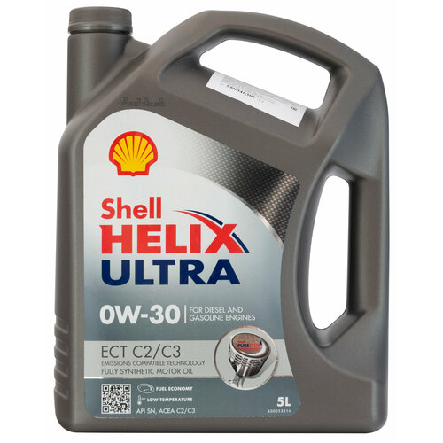550046307 Shell Синтетическое моторное масло Helix Ultra ECT C2/C3 0W-30 SN (5л)