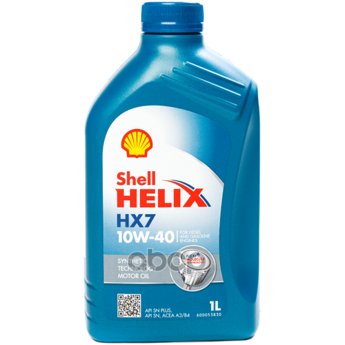 Shell Масло Моторное 10W40 Shell Helix 1Л Синтетика Hx7 Eu