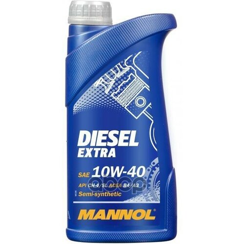MANNOL Масло Моторное Mannol Diesel Extra 10W-40 Полусинтетическое 1 Л 1105