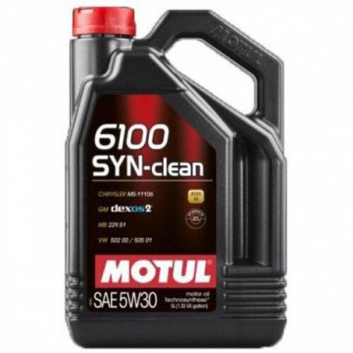 Масло моторное Motul 6100 SYN-CLEAN 5W30 синтетическое