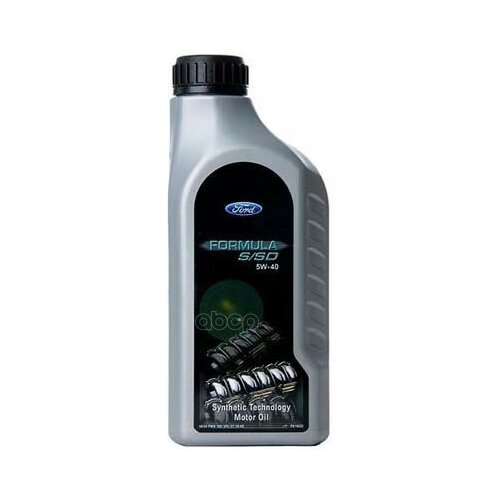FORD Ford 5W40 (1L) Formula S/Sd_масло Мот.5w40 (1L) Eu! Ford Formula S Синтacea A3/B4/C3, Api Sm/Cf