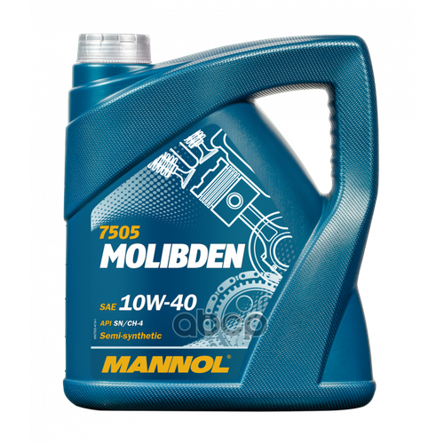 MANNOL Масло Моторное Mannol Molibden Benzin 10W-40 4Л.
