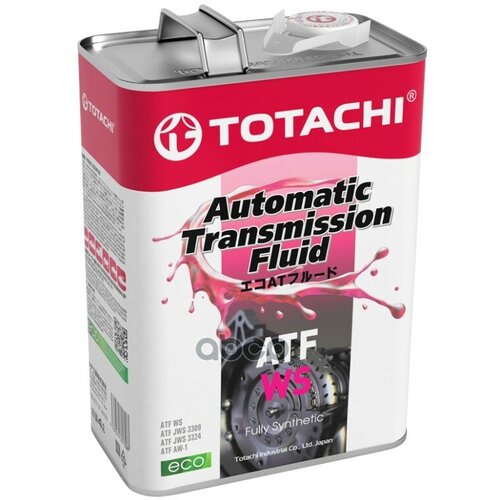 Масло Трансмиссионное Totachi Auto Fluid Ws Синтетическое 4 Л 4562374691308 TOTACHI арт. 20804