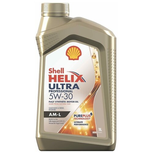Shell Масло Моторное 5W30 Shell 1Л Синтетика Helix Ultra Professional Am-L Ru