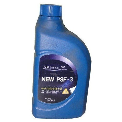 80W 1L Psf-3 Жидкость Гур Полусинтетическая Цвет Красный Hyundai-KIA арт. 0310000100