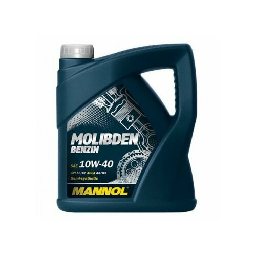 Полусинтетическое моторное масло Mannol Molibden Benzin 10W-40