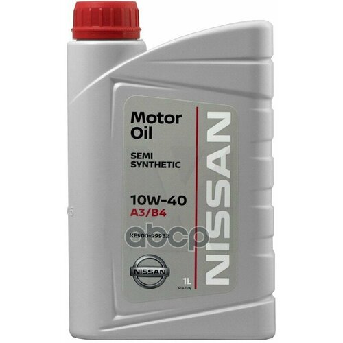 NISSAN Масло Моторное Nissan Motor Oil 10W-40 Полусинтетическое 1 Л Ke900-99932R