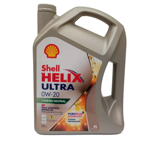 Моторное масло Shell Helix Ultra SP 0W20 синтетическое 4л