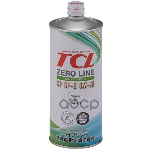 TCL Масло Моторное Tcl Zero Line Fully Synth, Fuel Economy, Sp, Gf-6, 0w20, 1л