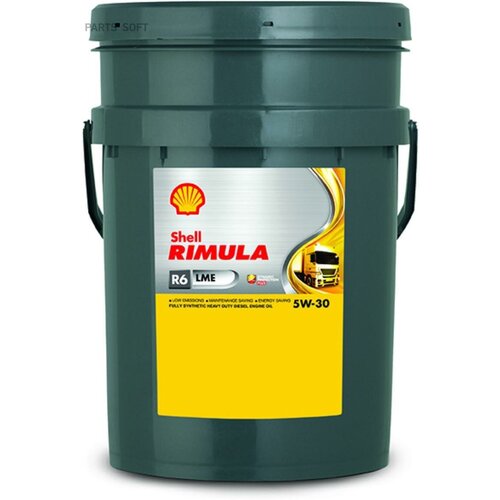 Shell Масло Моторное Shell Rimula R6 Lme 5W-30 Синтетическое 20 Л 550043092