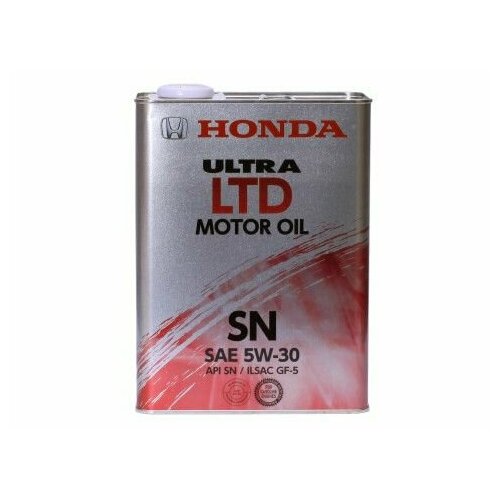Масло моторное Honda Ultra LTD SN/GF-5 5W30, 4 литра