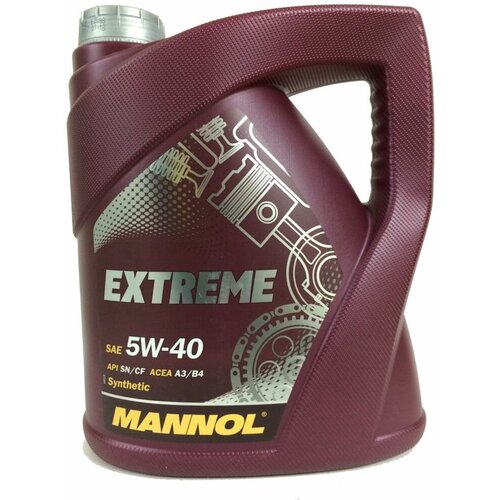 Масло Mannol 5W40 Extreme SN/CF синтетическое 4 л