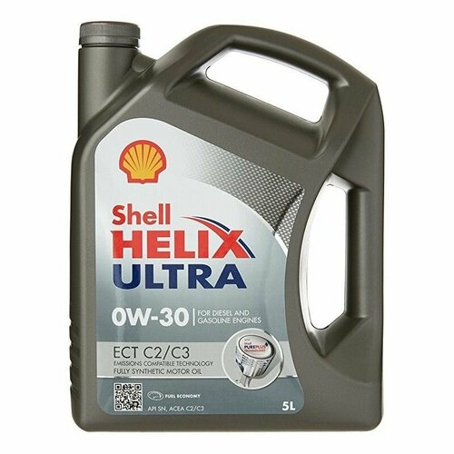 Масло моторное Shell 0W30 Helix Ultra ECT C2/C3 Pure Plus 4 литра