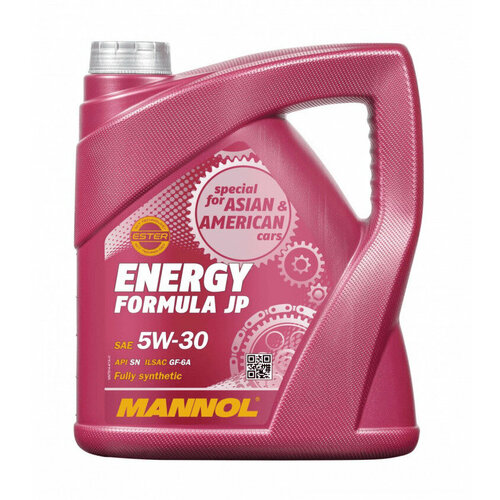 Масло моторное синтетическое 7914 Energy Formula JP 5W30 API SN (4л) Mannol MN7914-4