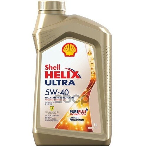 Shell Масло Моторное Синтетическое Helix Ultra 5W-40 1Л 550055904