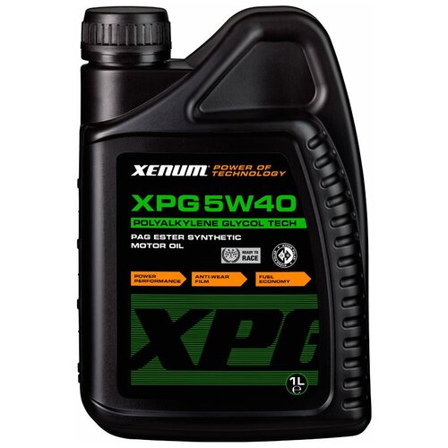 Масло моторное Xenum XPG 5W-40 полиалкиленгликолевое с добавлением эстеров (1л) XNM-XPG-5W40-1L
