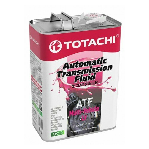 Жидкость Для Акпп Totachi Atf Multi-Vehicle Lv 4Л TOTACHI арт. A3004