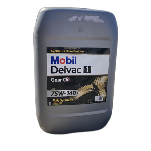 Масло трансмиссионное синтетическое Mobil DELVAC 1 GO 75W-140, 20 л.