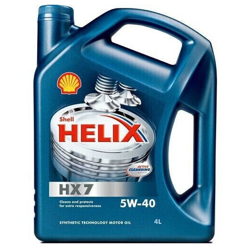 Shell Масло Моторное Shell Helix Hx7 5W-40 4Л.
