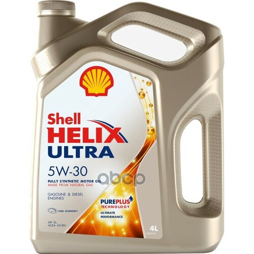 Shell Масло Моторное Синтетическое Helix Ultra 5W30 Api Sn Acea A3/B4 4Л