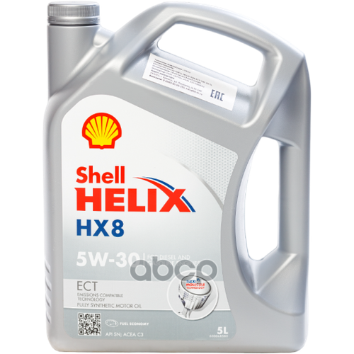 Shell Shell Shell 5W30 (5L) Helix Hx8 Ect_масло Моторное! Api Sn, Acea C3, Vw 504.00/507.00, Mb 229.31/229.51