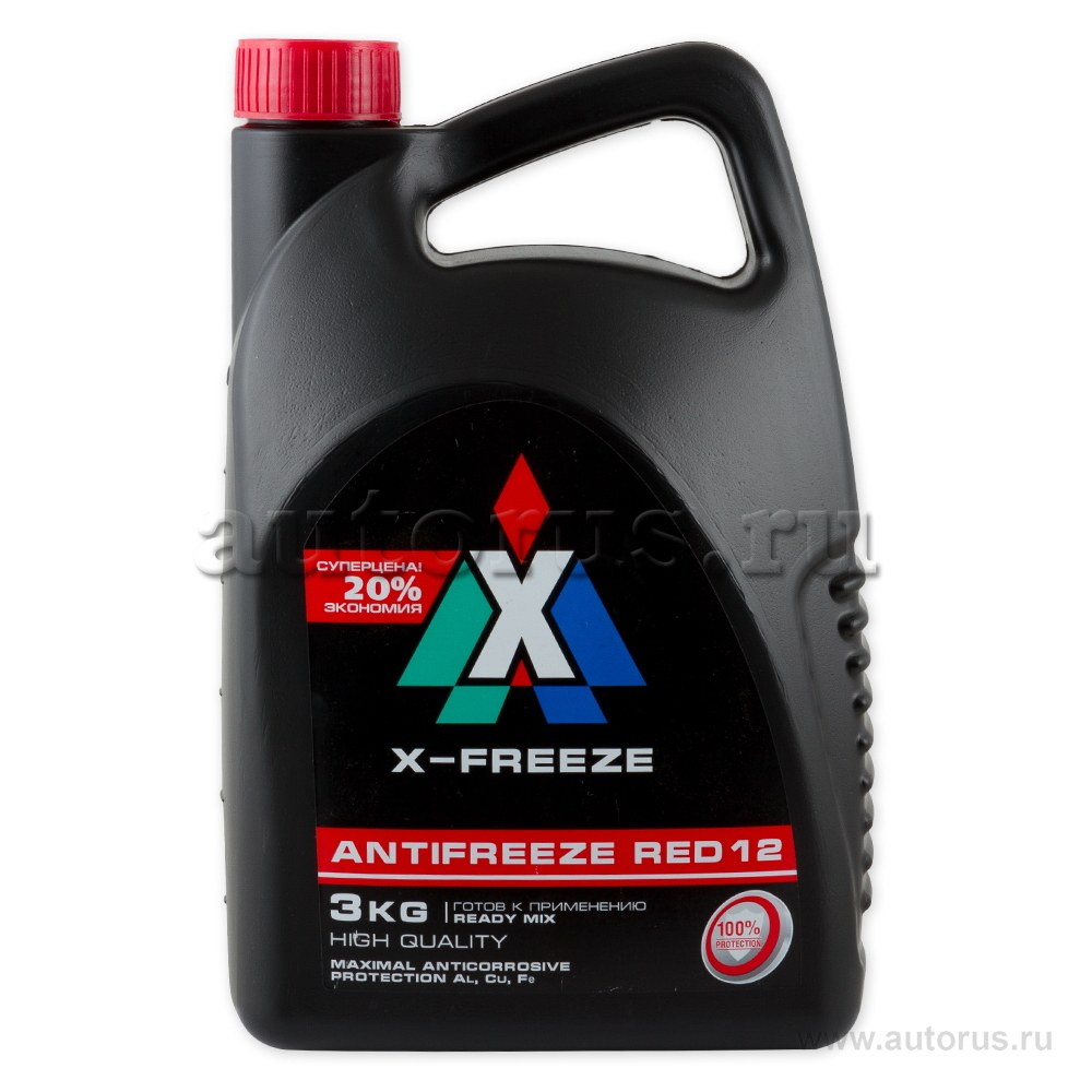 Антифриз X-Freeze Red G11 Готовый -40 Красный 3 Кг 430206095 X-FREEZE арт. 430206095