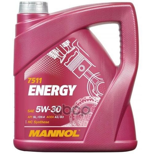 MANNOL Масло Моторное Mannol Energy Синт. 5W-30 4Л.