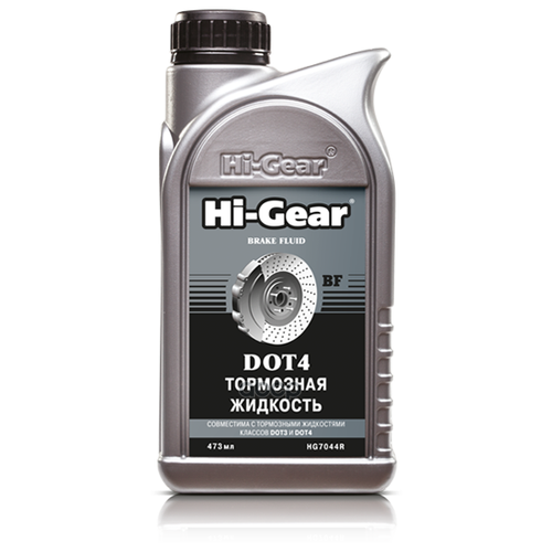 Тормозная Жидкость Dot 4 473 Мл Hi-Gear арт. HG7044R