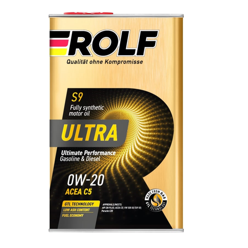 Масло моторное ROLF Ultra 0W20 C5 SN plus 1л.