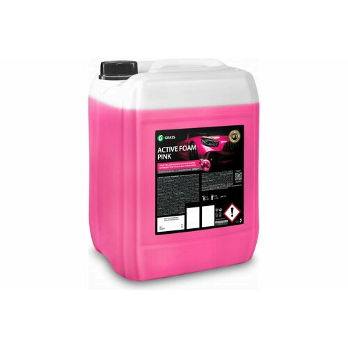 Шампунь для бесконтактной мойки "Active Foam Pink" (Grass) 20 кг Розовая пена