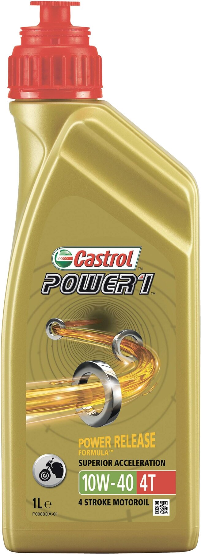 CASTROL 15043F Масло Power 1 4T 10W-40 4л SL JASO MA2
