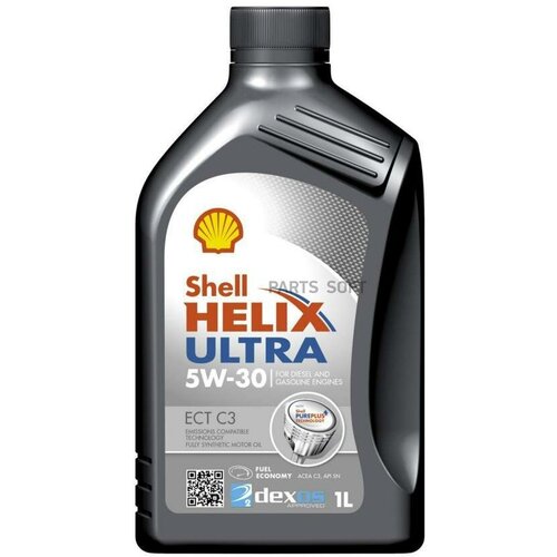 SHELL 550042846 SHELL 5W30 (1L) Helix Ultra ECT C3_масло моторное! синт.\API SN, ACEA C3, MB 229.51/229.31, BMW LL-04