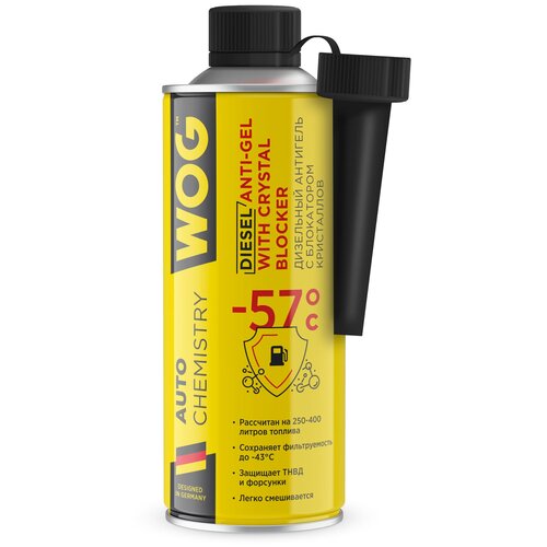 Антигель WOG на 250 литров 520 мл, WGC0565 (1 шт.)
