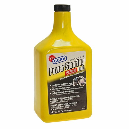 Жидкость гидроусилителя руля универсальная с герметиком 946мл GUNK