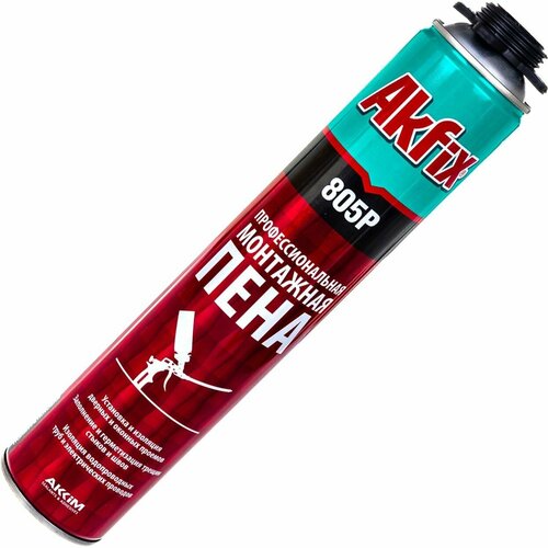 Пена монтажная пистолетная 850мл Akfix