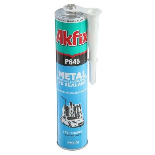 Герметик полиуретановый Akfix Р645, белый, 310 мл