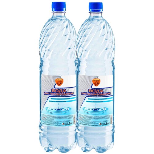 Вода дистиллированная (2 шт.) ELTRANS 1.5 л EL-0901.03(2)