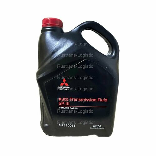 Масло трансмиссионное ATF SP III Mitsubishi (Дубай) 5л+лейка, жидкость для коробки передач MZ320015