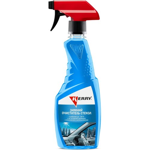 Очиститель стекол 500 мл KERRY Зимний (триггер) KR-521