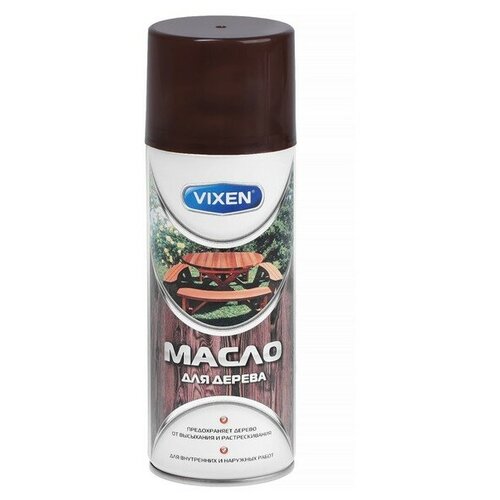 Масло для дерева VIXEN, коричневый, аэрозоль, 520 мл VX-91011 (1 шт.)