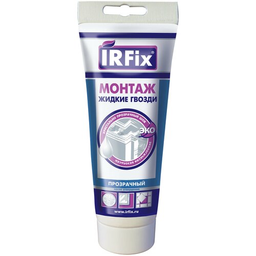 Монтажный клей (жидкие гвозди) на основе акриловой дисперсии, прозрачный 250мл